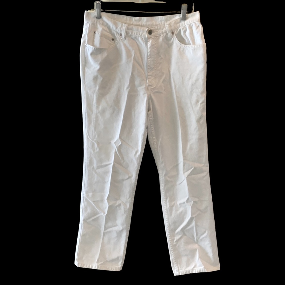 Chico’s Design White Jeans Stretch Chico’s Size 1.5 US Size M/L